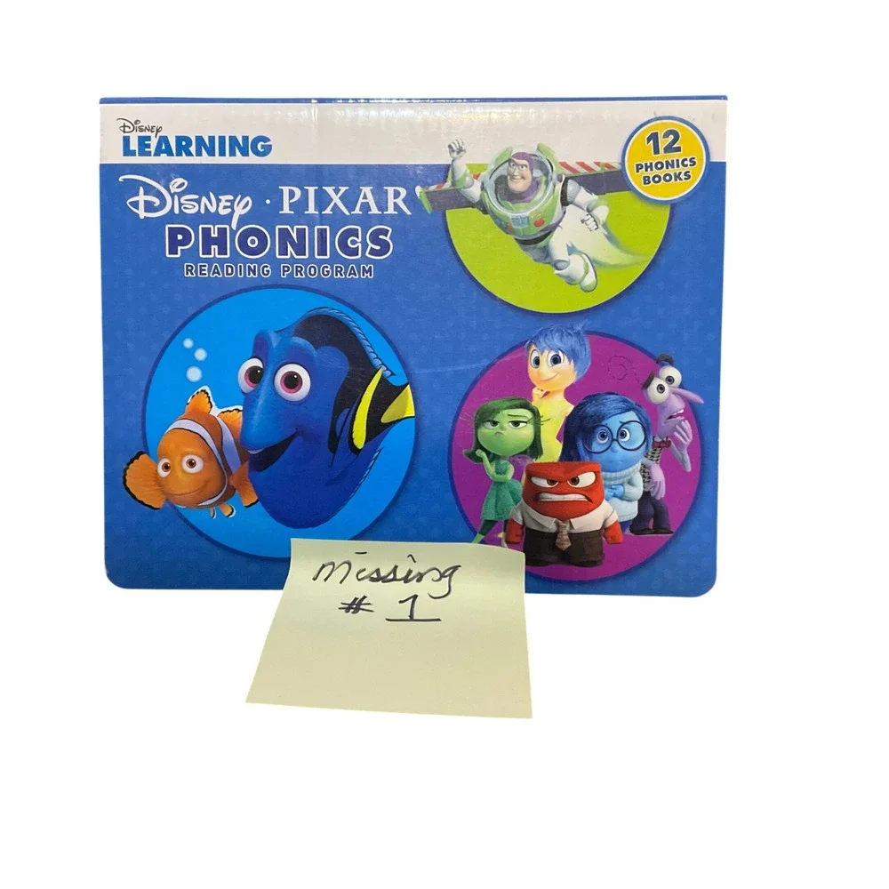 Disney Pixar Phonics Reading Program 11‎ Book Set Missing Book #1 Scholastic